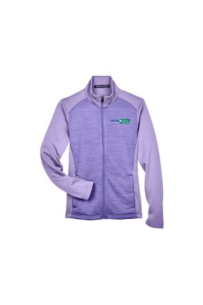 Ladies Newbury Melange Fleece Full Zip