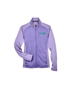 Ladies Newbury Melange Fleece Full Zip