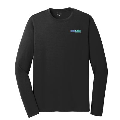 BLACK PERFORMANCE LS T-SHIRT