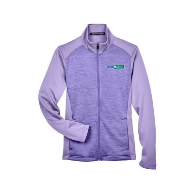 Ladies Newbury Melange Fleece Full Zip